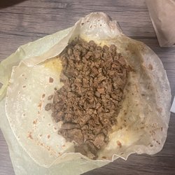 Beto's Mexican Food - A flour tortilla with extra meat