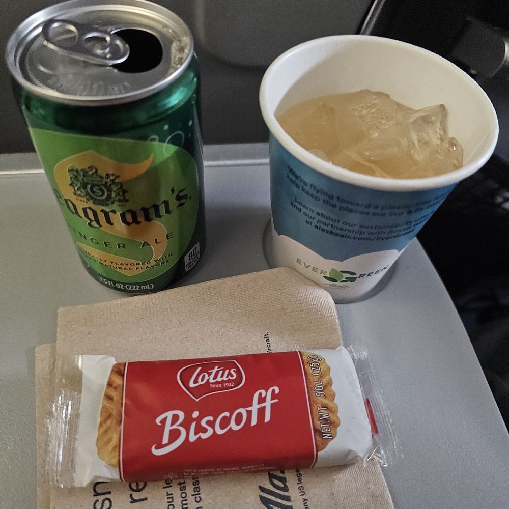 Alaska Airlines - Complimentary drink and snack. - Airlines Near Me - San Jose, California Alaska Airlines - Complimentary drink and snack. - Airlines Near Me - San Jose, California