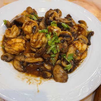 Peter Chang - Shrimp with mixed mushrooms - Szechuan Near Me - Arlington, Virginia
