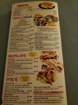 Menu photo 1 Charlie Browns Almont, MI