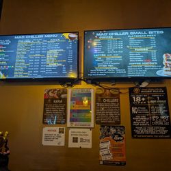 Mad Chiller Menu