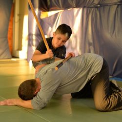 Combative Concepts Academy Of Martial Arts - A student kicking ass