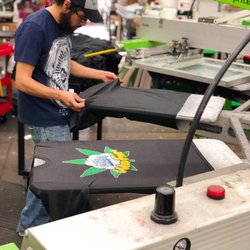Barrel Maker Printing - Mikey in his element.