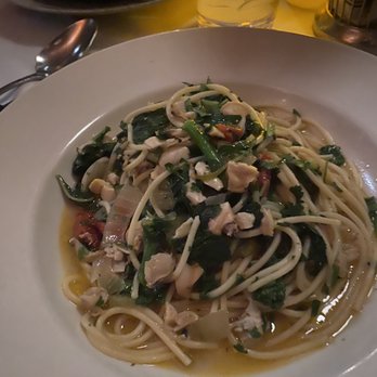 Rocco - Spaghetti with clams and rapini - Italian Near Me - Rochester, New York