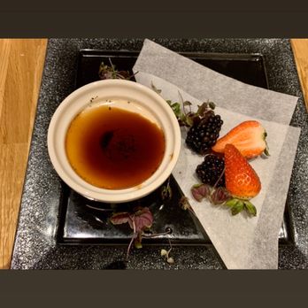 Kokkaku - Hoji-Tea Panna Cotta - New American Near Me - Seattle, Washington Kokkaku - Hoji-Tea Panna Cotta - New American Near Me - Seattle, Washington