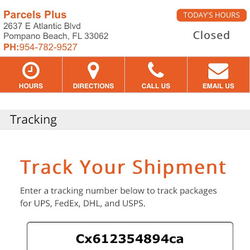 Parcel Plus - Me gustaria saber si este numero esta a mi nombre