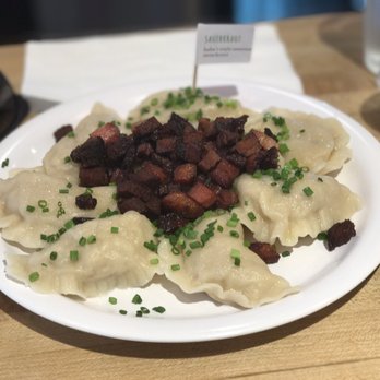 Baba's Pierogies - Sourkraut dumplings - Modern European Near Me - Brooklyn, New York