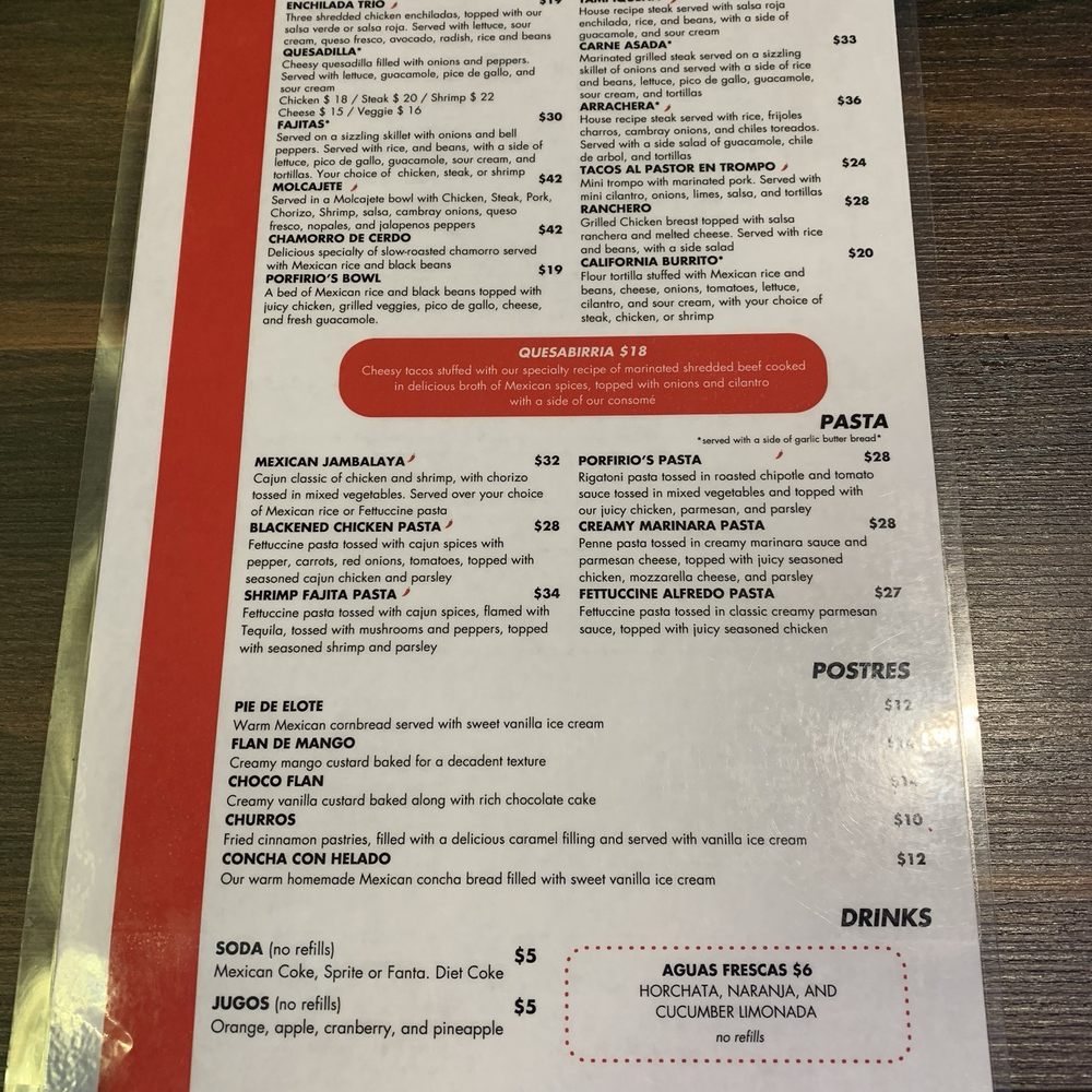 Porfirio’s - Menu - Mexican Near Me - Atlanta, Georgia Porfirio’s - Menu - Mexican Near Me - Atlanta, Georgia
