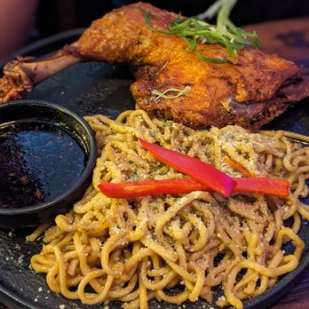 HEM Kitchen And Bar - Chicken leg quarters and noodles - Vietnamese Near Me - Houston, Texas