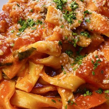 Fiero Caffe - Fettuccine Sorrentino - Coffee & Tea Near Me - San Mateo, California Fiero Caffe - Fettuccine Sorrentino - Coffee & Tea Near Me - San Mateo, California