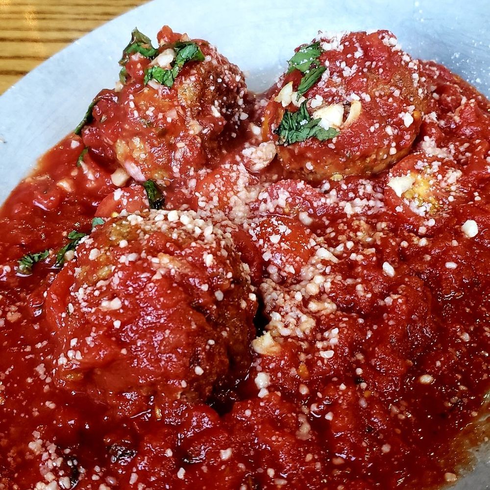 V Pizza - Meatball San Marzano and Italian sausage and peppers - Pizza Near Me - Cary, North Carolina V Pizza - Meatball San Marzano and Italian sausage and peppers - Pizza Near Me - Cary, North Carolina