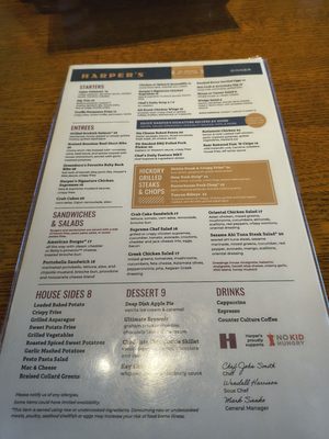 Menu photo 2 Harper's Restaurant Greensboro, NC
