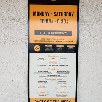 Pasty Kitchen - Menu - British Near Me - Los Alamitos, California Pasty Kitchen - Menu - British Near Me - Los Alamitos, California