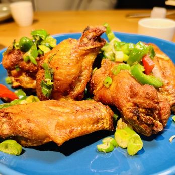 Lotus Asian Grill - Crispy Garlic Jalapeo Chicken Wings (6pcs) - Asian Fusion Near Me - Redondo Beach, California Lotus Asian Grill - Crispy Garlic Jalapeo Chicken Wings (6pcs) - Asian Fusion Near Me - Redondo Beach, California
