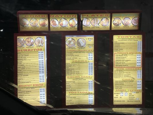 Menu photo 1 Pancho's Mexican Restaurant Salina, KS