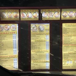 Pancho's Mexican Restaurant - Menu