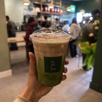 Tadaima - Inner Sunset - matcha latte & strawberry cream - Coffee & Tea Near Me - San Francisco, California