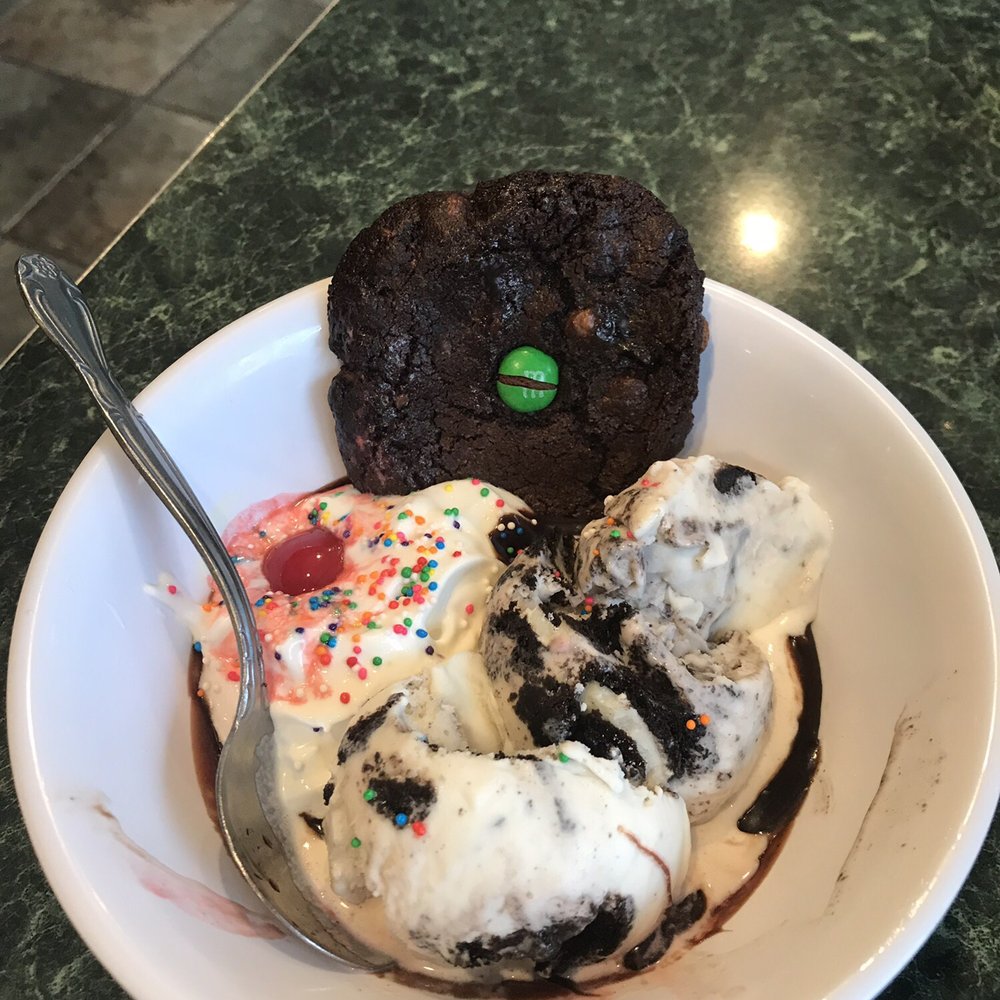 Boulder Baked - Chocolate mint chip cookie sundae with cookies and cream ice cream - Bakeries Near Me - Boulder, Colorado