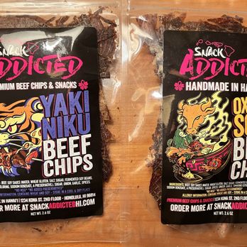 Snack Addicted - Yakiniku beef chips and Oxtail soup beef chips - Specialty Food Near Me - Honolulu, Hawaii