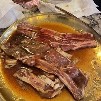 Little Korea - Ordered meats for a family of five and this was the plate we got (Photo #1) - Korean Near Me - Monterey, California