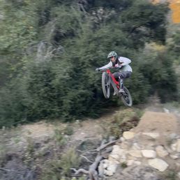 Sending it on one of the bikes they keep in tiptop shape for me! Sending it on one of the bikes they keep in tiptop shape for me!