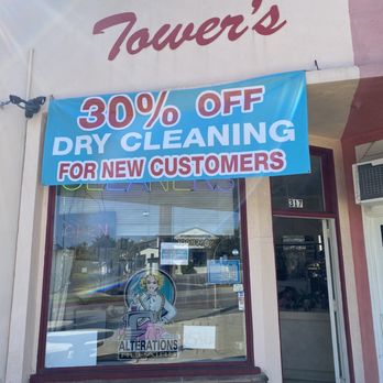 Towers Cleaners - Towers front entrance. - Dry Cleaning Near Me - San Gabriel, California Towers Cleaners - Towers front entrance. - Dry Cleaning Near Me - San Gabriel, California