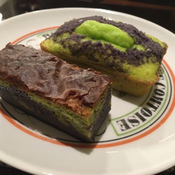 Excelsior Coffee - Ube Area Pandan Ube Butter Brownie Bar ($3.75)- 3.5/5 stars & Pandan Ube Mochi Bar ($4.25)- 2.5/5 stars - Coffee & Tea Near Me - San Francisco, California Excelsior Coffee - Ube Area Pandan Ube Butter Brownie Bar ($3.75)- 3.5/5 stars & Pandan Ube Mochi Bar ($4.25)- 2.5/5 stars - Coffee & Tea Near Me - San Francisco, California