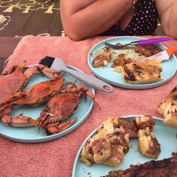 hatteras sands campground - Ate crabs straight from canal every night - Campgrounds Near Me - Hatteras, North Carolina
