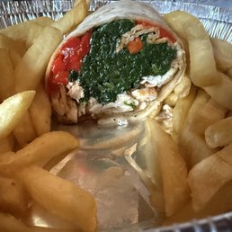 Grilled Chicken Wrap with Grilled Asparagus