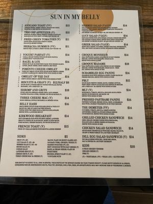 Menu photo 2 Sun in My Belly Atlanta, GA