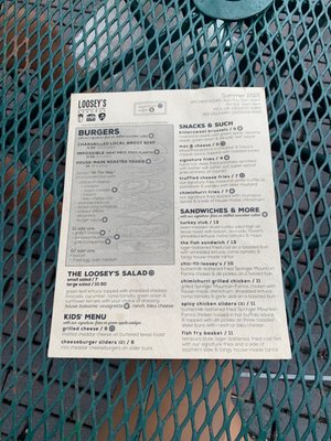 Menu photo 6 Loosey's Gainesville, FL