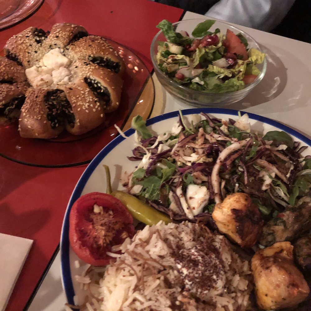 Comptoir Libanais - Mixed grille main and cheese samboussek - Lebanese Near Me - Liverpool, XGL