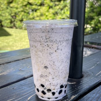 Bobas Cuz - a close up of a cup on a table - Bubble Tea Near Me - Moorpark, California