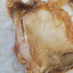 Church's Chicken - They gave old day old chicken. This is chicken that we picked up at 2 p.m. today and it's just now 3 p.m.