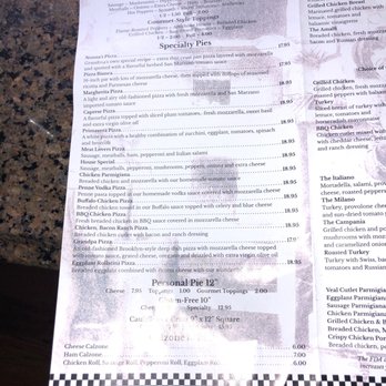 Nonna's - Menu Dec 2020 - Pizza Near Me - Florham Park, New Jersey