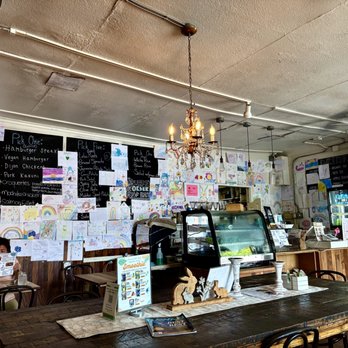 Kaimana Farm Cafe - Interior: the café also offers drinks and bakery items - Vegan Near Me - Honolulu, Hawaii Kaimana Farm Cafe - Interior: the café also offers drinks and bakery items - Vegan Near Me - Honolulu, Hawaii