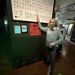 National Wax Museum Plus - Albert Einstein greats you, and he may be the most realistic at this museum