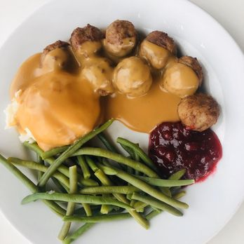 IKEA - Meatballs with mashed potatoes and beans - Scandinavian Near Me - Renton, Washington IKEA - Meatballs with mashed potatoes and beans - Scandinavian Near Me - Renton, Washington