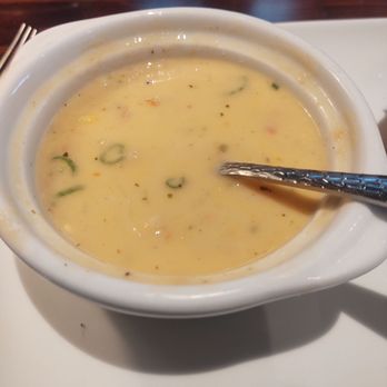 LongHorn Steakhouse - Shrimp and lobster Chowder that was more like watered down tasteless vegetable soup with  shrimp and void of lobster - American Near Me - Chesapeake, Virginia