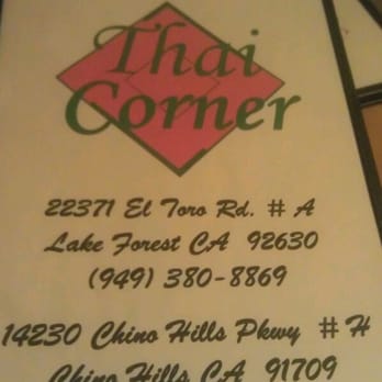 Thai Corner - Thai Near Me - Lake Forest, California