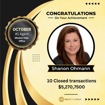 Shanon Ohmann - Realty One Group - Real Estate Agents Near Me - Mission Viejo, California Shanon Ohmann - Realty One Group - Real Estate Agents Near Me - Mission Viejo, California