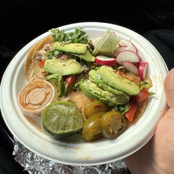 El Manantial Tacos - grilled fish tacos with avocado - Food Trucks Near Me - Berkeley, California