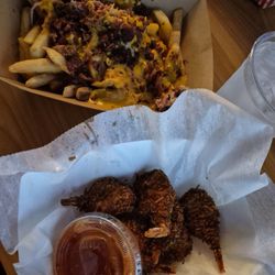 Grafton Pub - Coconut shrimp & loaded pub fries