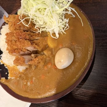 O Ramen - Katsu with curry.  So good!  Added an egg cause I like egg. - Ramen Near Me - Bakersfield, California