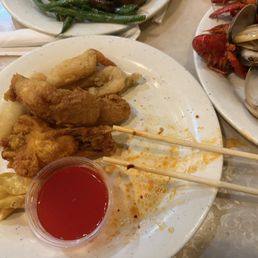 Assorted deep fried food Assorted deep fried food