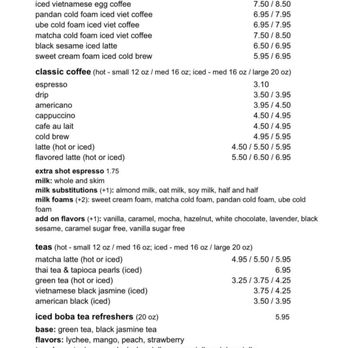 Dough Nguyener - Menu - Bakeries Near Me - Gretna, Louisiana