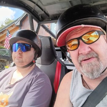 Bear Rock Adventures - Ready to begin our ATV adventure in our ATV side by side from Bear Rock adventures. - ATV Rentals/Tours Near Me - Pittsburg, New Hampshire Bear Rock Adventures - Ready to begin our ATV adventure in our ATV side by side from Bear Rock adventures. - ATV Rentals/Tours Near Me - Pittsburg, New Hampshire