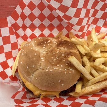 Downtown Burgers - a hamburger and french fries - Burgers Near Me - Austin, Texas Downtown Burgers - a hamburger and french fries - Burgers Near Me - Austin, Texas