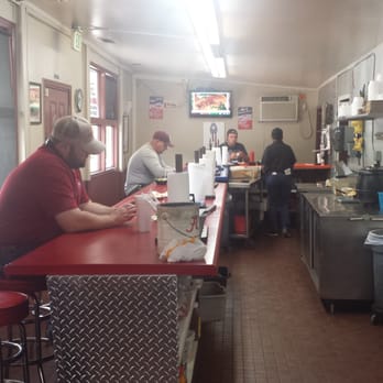 Ken's Hickory Pit BBQ - Lots of room at the counter. Alabama side and an Auburn side - Barbeque Near Me - Birmingham, Alabama