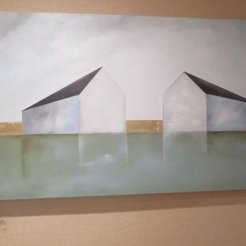 The Wright Gallery - "Reflection of each other, #1" by Ingunn Milla Joergensen - Art Galleries Near Me - Kennebunkport, Maine